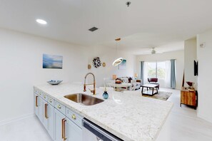 Interior - Updated beach condo with balcony, central AC, pool/tennis/hot tub (Miramar Beach)