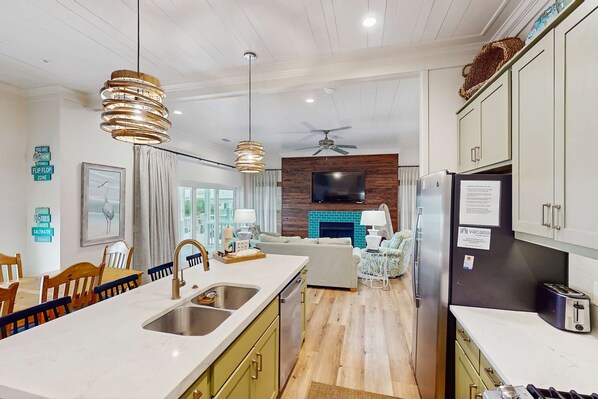 Interior - Spacious home with private pool & full kitchen, close to beach (St. George Island)