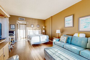 TV, DVD player, offices