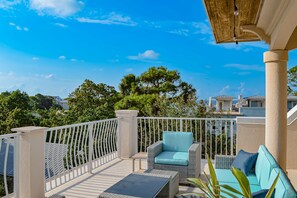 Terrace/patio - Coastal Dunes - 12A, Townhouse in Santa Rosa Beach, Pool (Santa Rosa Beach)