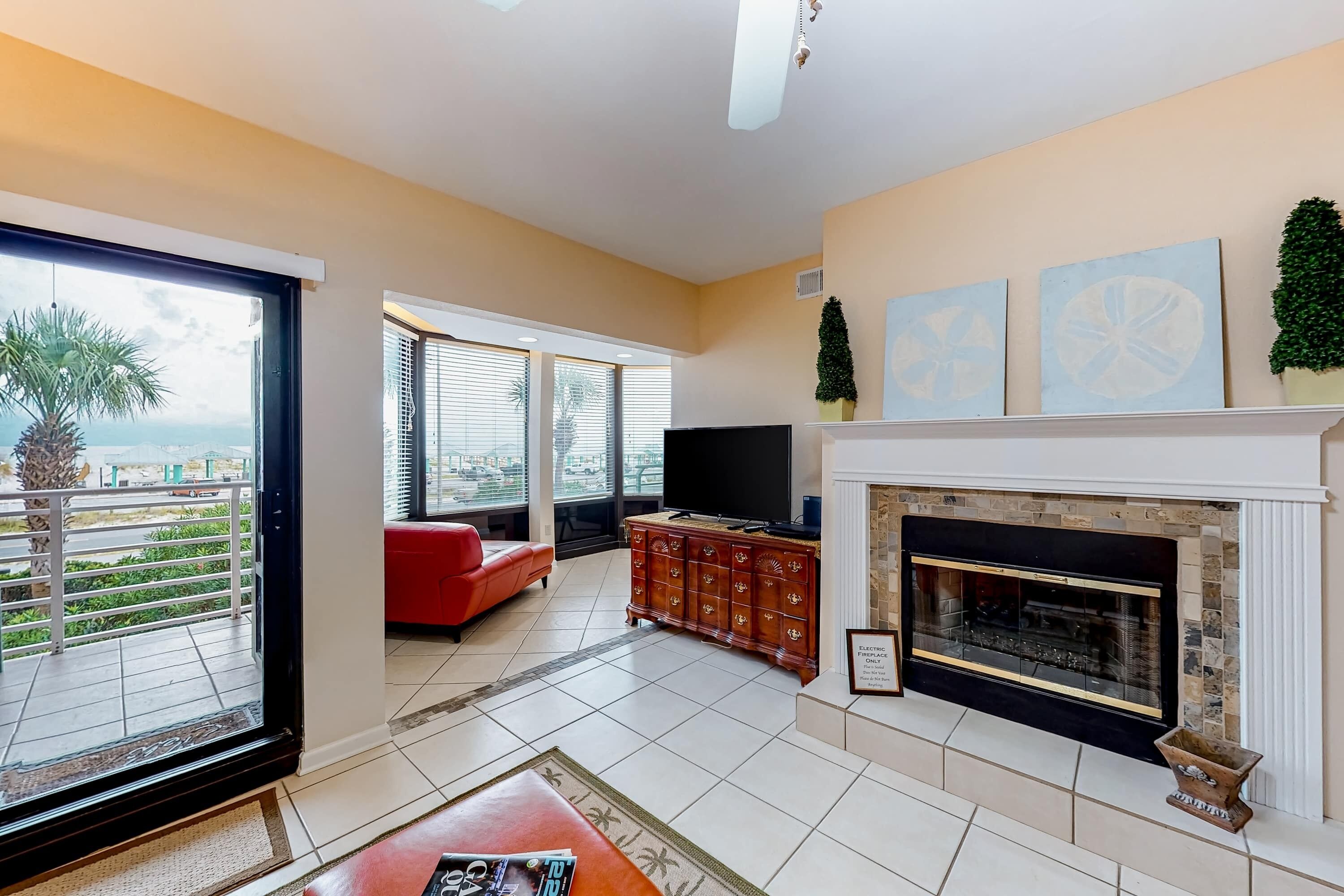 Televisión y oficina 