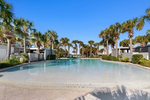 Pool - Destin West Bayside Pelican 608 - Gorgeous bayside condo with lazy river and beach access (Fort Walton Beach)