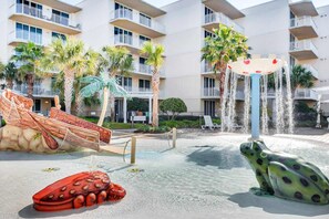 Children’s area - Sixth-floor condo with partial Gulf views, pools, hot tub, private beach (Fort Walton Beach)