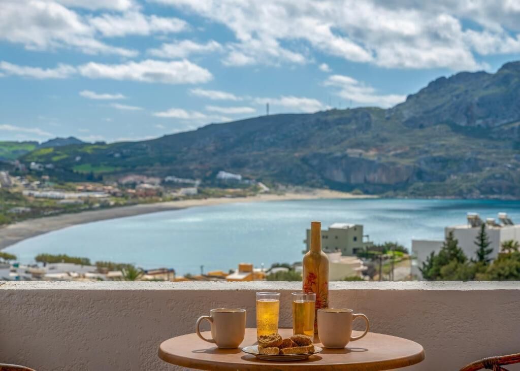 Executive Suite, Balcony, Beach View | Outdoor dining