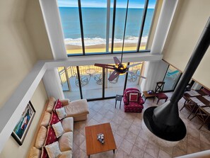 Living area - Breathtaking Oceanfront Penthouse with outdoor pool- Vacation in Style - 4 Bedrooms, 3 bathrooms!FH1706 (Ocean City)