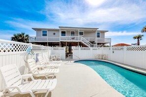 Pool - Beachside home with private pool & amazing views (St. George Island)