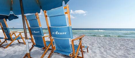 On the beach