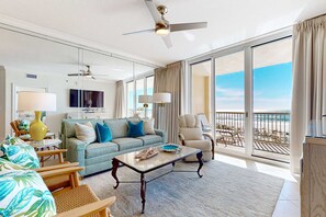 TV, DVD player, offices - Pretty Gulf Front Condo Fun Amenities, Nearby Shopping & Dining! (Fort Walton Beach)
