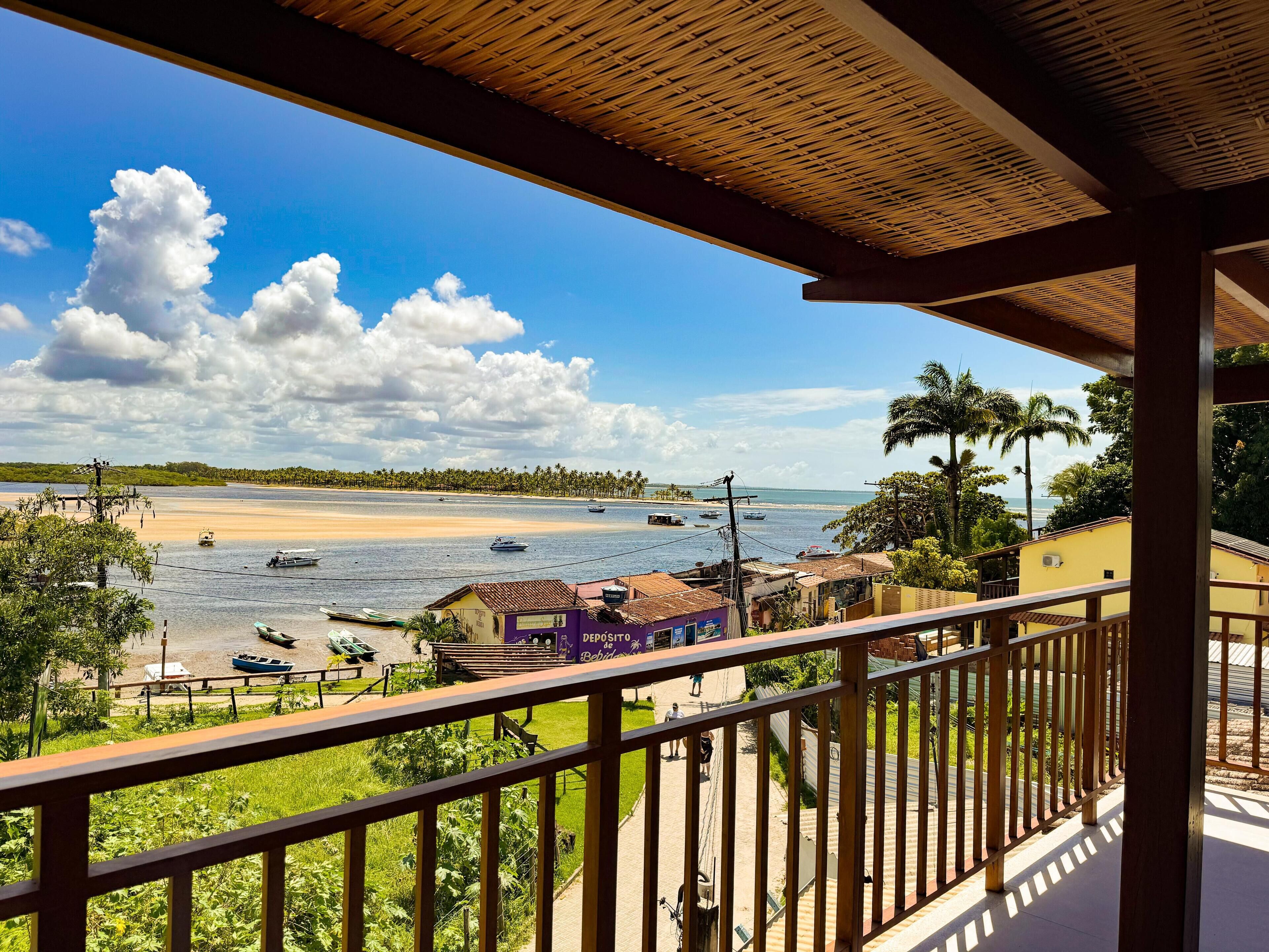 Vila luxo, vista para o mar