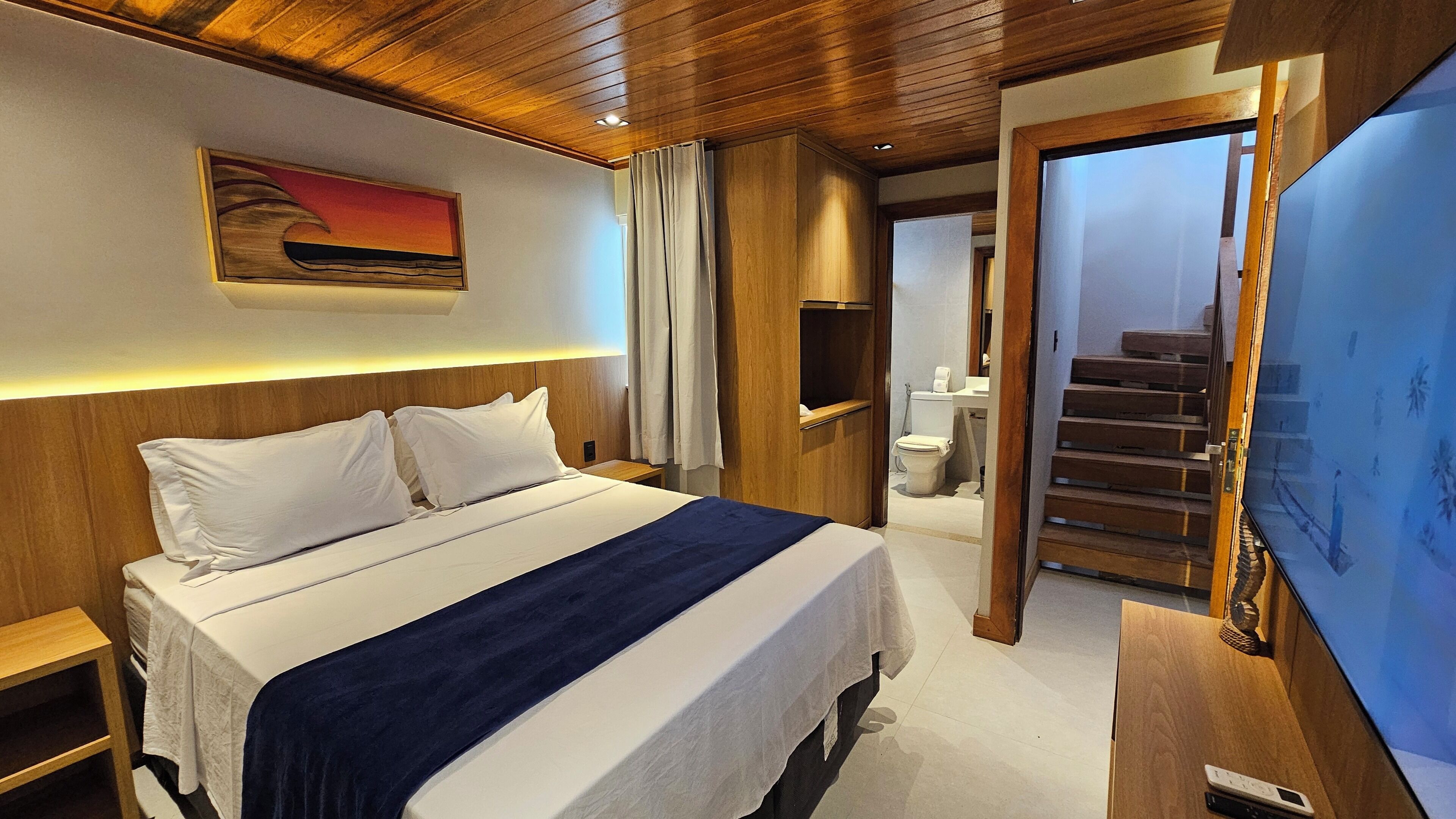 Vila luxo, vista parcial para o mar