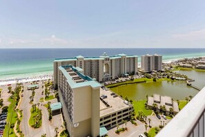 Exterior - Family-friendly beach condo w/coastline views, balcony, shared pool, gym, tennis (Miramar Beach)