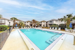 Pool - Ground Floor Condo with Onsite Pool View & Access, Patio, Central AC, & WiFi (Miramar Beach)