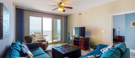 TV, DVD player, offices
