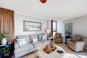 TV - Gulf View Condo with WiFi, Balcony, Pools/Hot Tub/Tennis, & Private Beach Access (Miramar Beach)