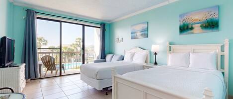 Iron/ironing board, WiFi, bed sheets
