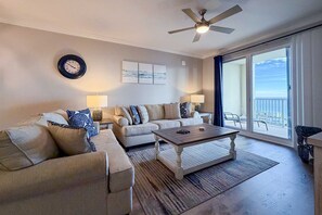 TV, offices - Ariel Dunes I - 1202 | Beachfront Condo with Pool! (Miramar Beach)