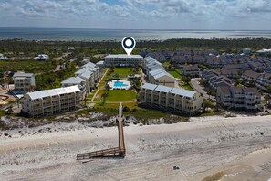 Exterior - Four-Level Beachfront Townhome with Private Elevator, Free WiFi, & Shared Pool (Cape San Blas)