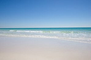 En la playa 