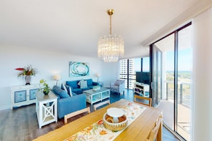 TV, offices - 11th Floor condo with Gulf view - pool, hot tub, tennis, and fast WiFi access (Miramar Beach)