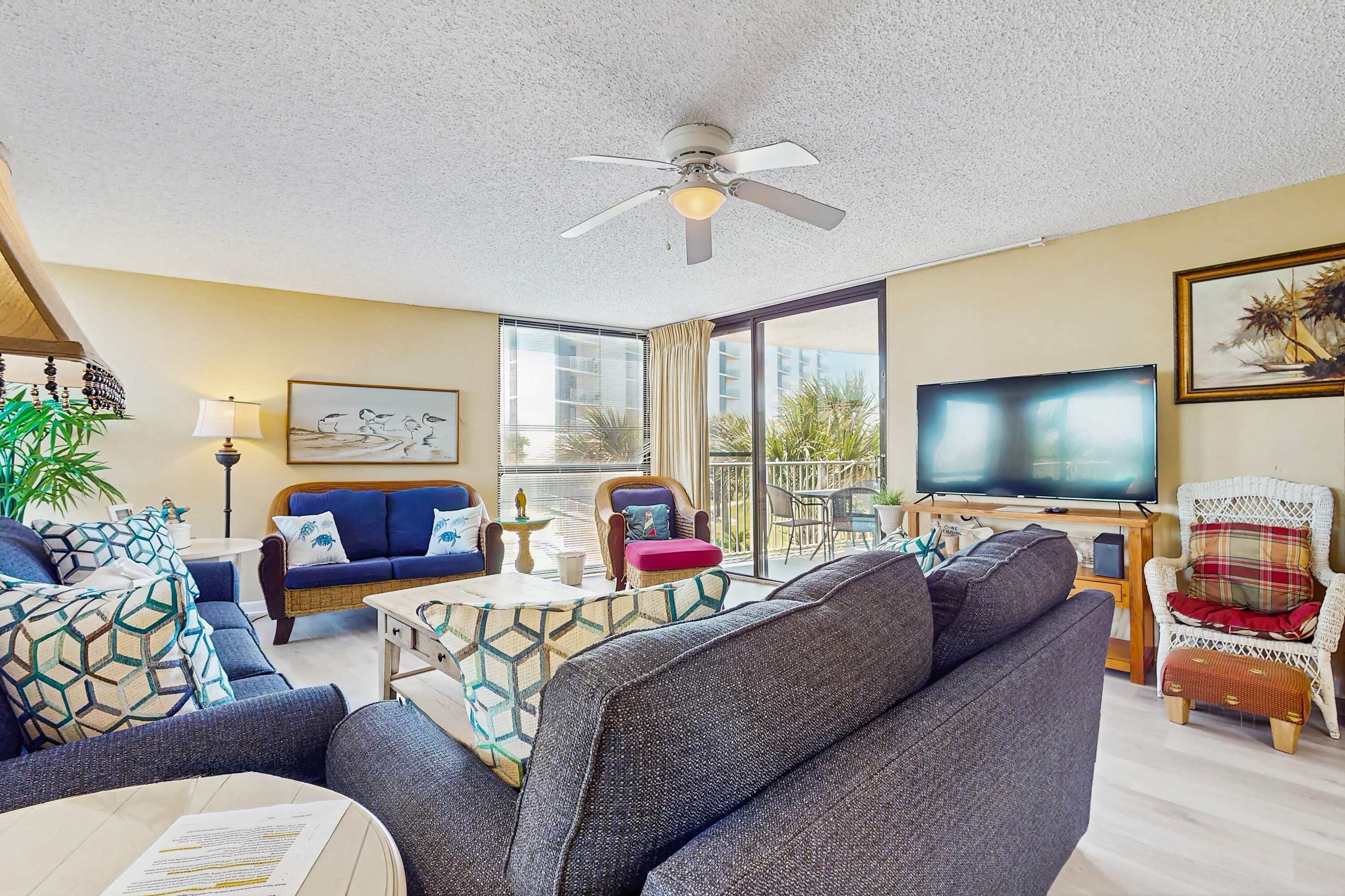 TV, DVD player, offices