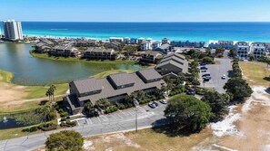 Exterior - Lakefront condo with pool, pickleball, golf & private beach access (Miramar Beach)