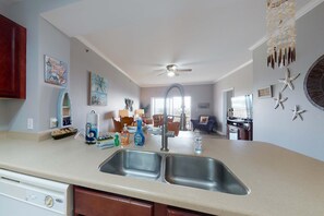Interior - Charming Condo at Waterside with Shared Pool, Hot Tub, Free WiFi, and AC (Mexico Beach)