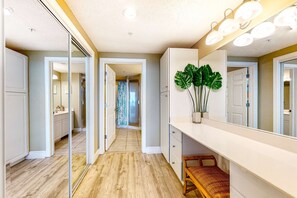 Interior - Sun-soaked oceanfront escape with pool, hot tub, central AC, & tennis court (Panama City Beach)