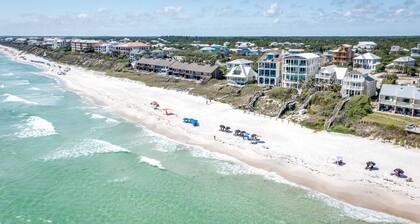 3-level home with 2 decks, patio, grill, hot tub & pool - walk to private beach