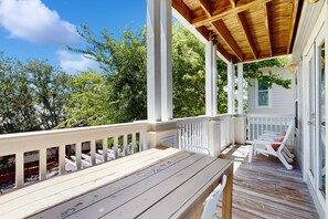 Property grounds - 3-level home with 2 decks, patio, grill, hot tub & pool - walk to private beach (Seacrest)