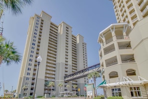 Exterior - Lovely coastal condo with water views, pool, hot tub, private balcony & W/D (Panama City Beach)