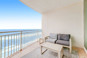 Property grounds - Renovated oceanfront condo with pools, hot tub & AC (Panama City Beach)