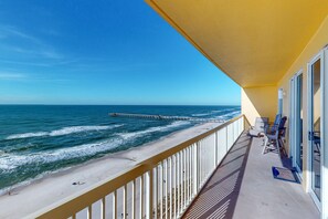 Property grounds - Beach-view, high-rise condo with pool - central location (Panama City Beach)
