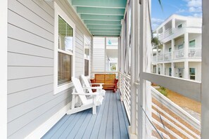 Terrace/patio - Southern Serenity | Pool, Walk to Beach Access (Santa Rosa Beach)