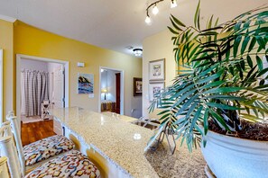 Interior - Dog-friendly condo with pool, hot tub, private balcony, AC, & washer&dryer (Miramar Beach)