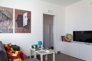 Living area - Charming independent apartment, bike-friendly and with a washing machine (Modica)