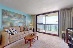 TV, DVD player, offices - One bedroom condo close to beach w/ocean views and private balcony (Destin)