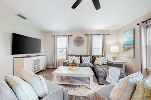 TV, DVD player, table football, offices - Premier Dog-Friendly Beach Home with Free WiFi, Youtube TV, & Fenced-In Backyard (Panama City Beach)