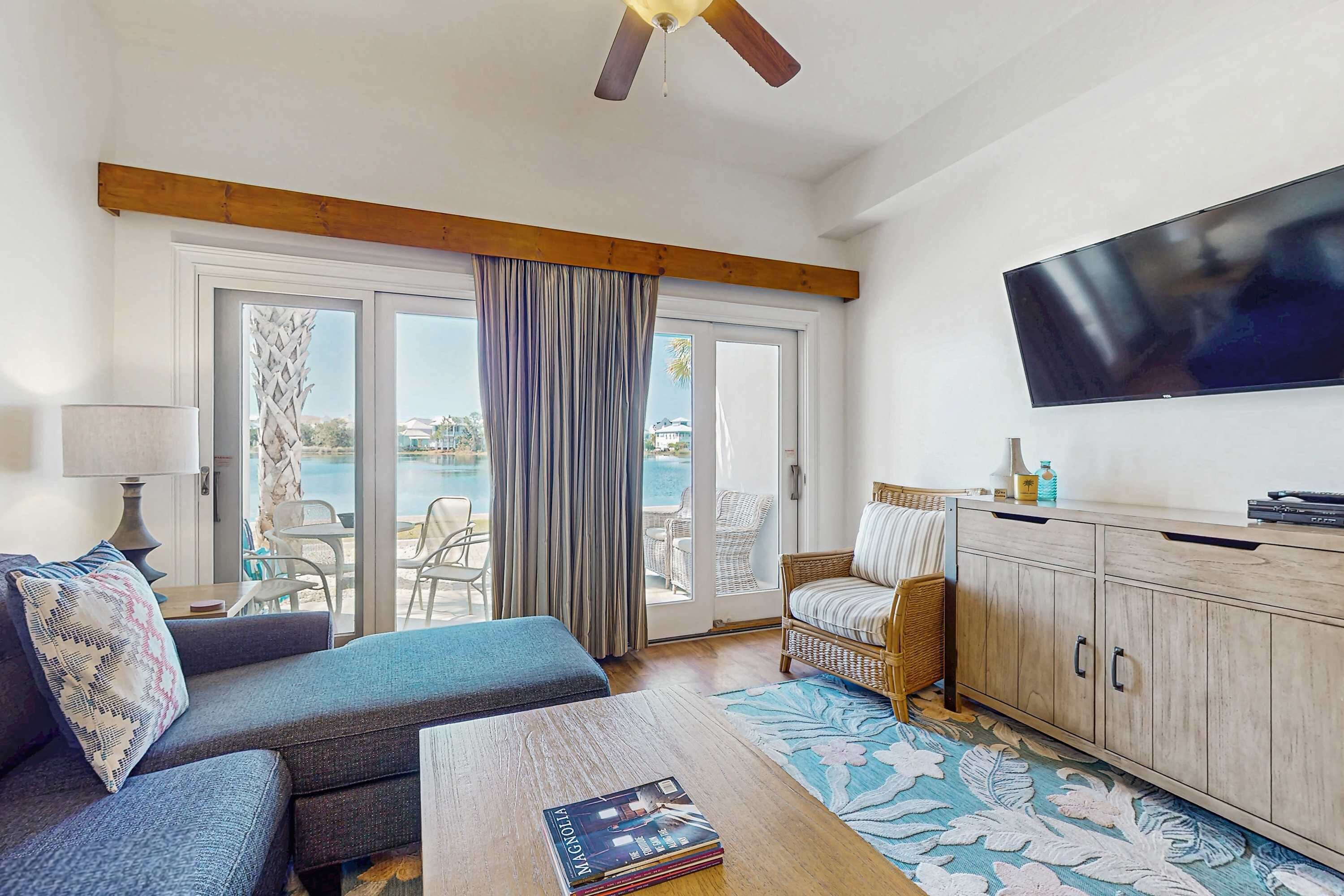 Televisión y oficina 