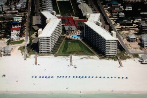 Exterior - Ocean-view condo with pools & hot tub, balcony, central AC, W/D (Miramar Beach)