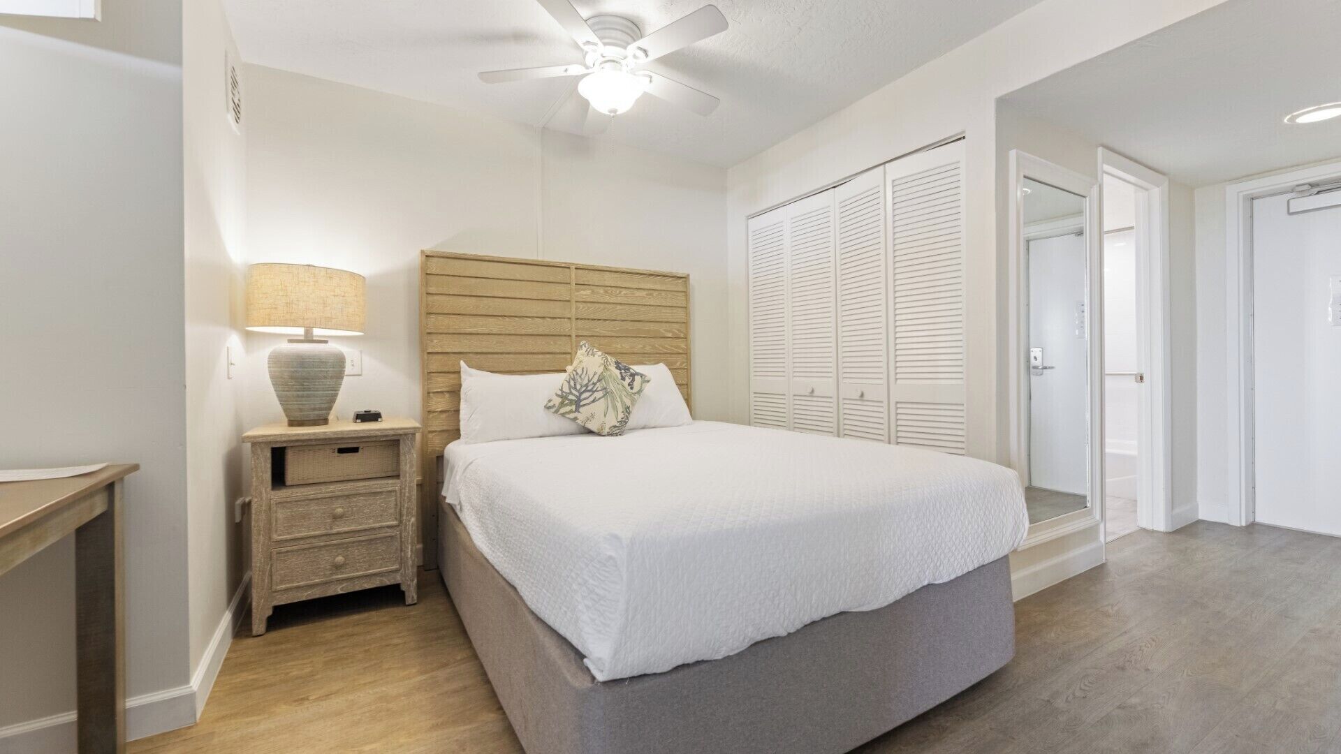 Blackout curtains, iron/ironing board, free WiFi, bed sheets