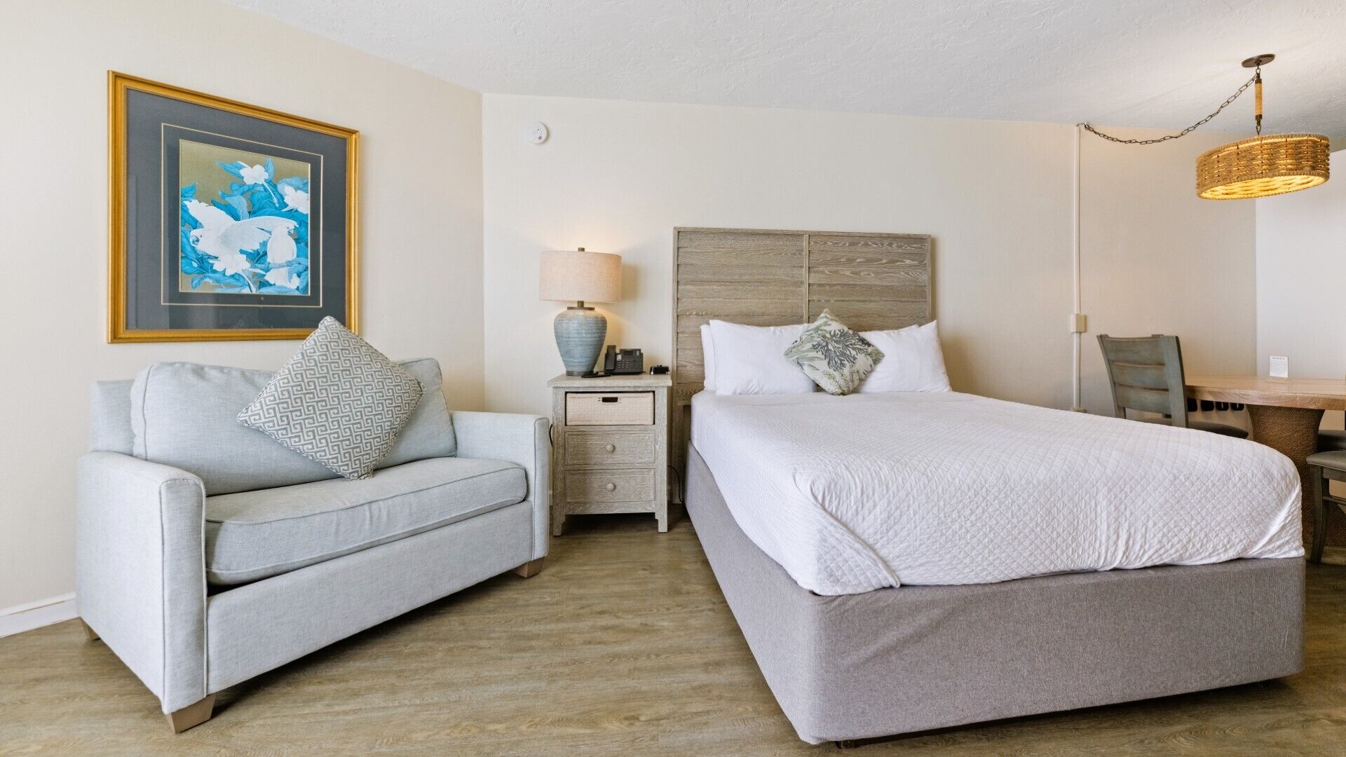 Blackout curtains, iron/ironing board, free WiFi, bed sheets