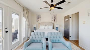 2 bedrooms, iron/ironing board, travel crib, WiFi