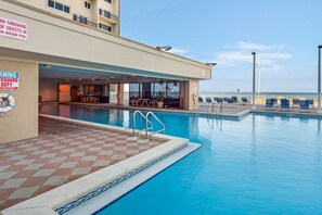 Pool - Secluded beach escape with panoramic Gulf view, tennis courts, balcony & W/D (Panama City Beach)