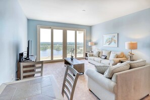 TV, offices - Resort condo w/ five shared pools, a hot tub, beach access, & on-site dining (Panama City Beach)