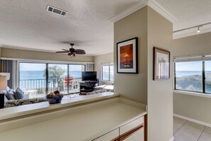 TV, DVD player, offices - Beachfront Corner Condo w/ Free WiFi, Stunning Gulf View, & a Shared Pool (Santa Rosa Beach)