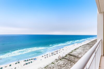 Spacious Gulf Front Condo with Private W/D and Shared Pool