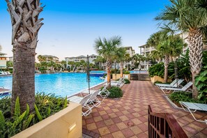 Pool - Relaxing Coastal Home Steps from Lagoon Pool (Inlet Beach)