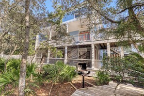 Exterior - Gorgeous Coastal Home with Spacious Decks & Pool- Steps to the Beach and Dining (Santa Rosa Beach)