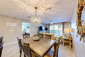 Interior - Updated 1st-floor condo with large private balcony, pool, grills, firepit, & gym (Miramar Beach)