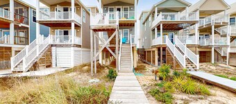 Newly renovated gulf front home - Dog friendly, multiple decks, boardwalk 2 beach